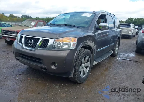 2013 Nissan Armada Sl z USA, uszkodzony, nr VIN 5N1AA0NC0DN611459